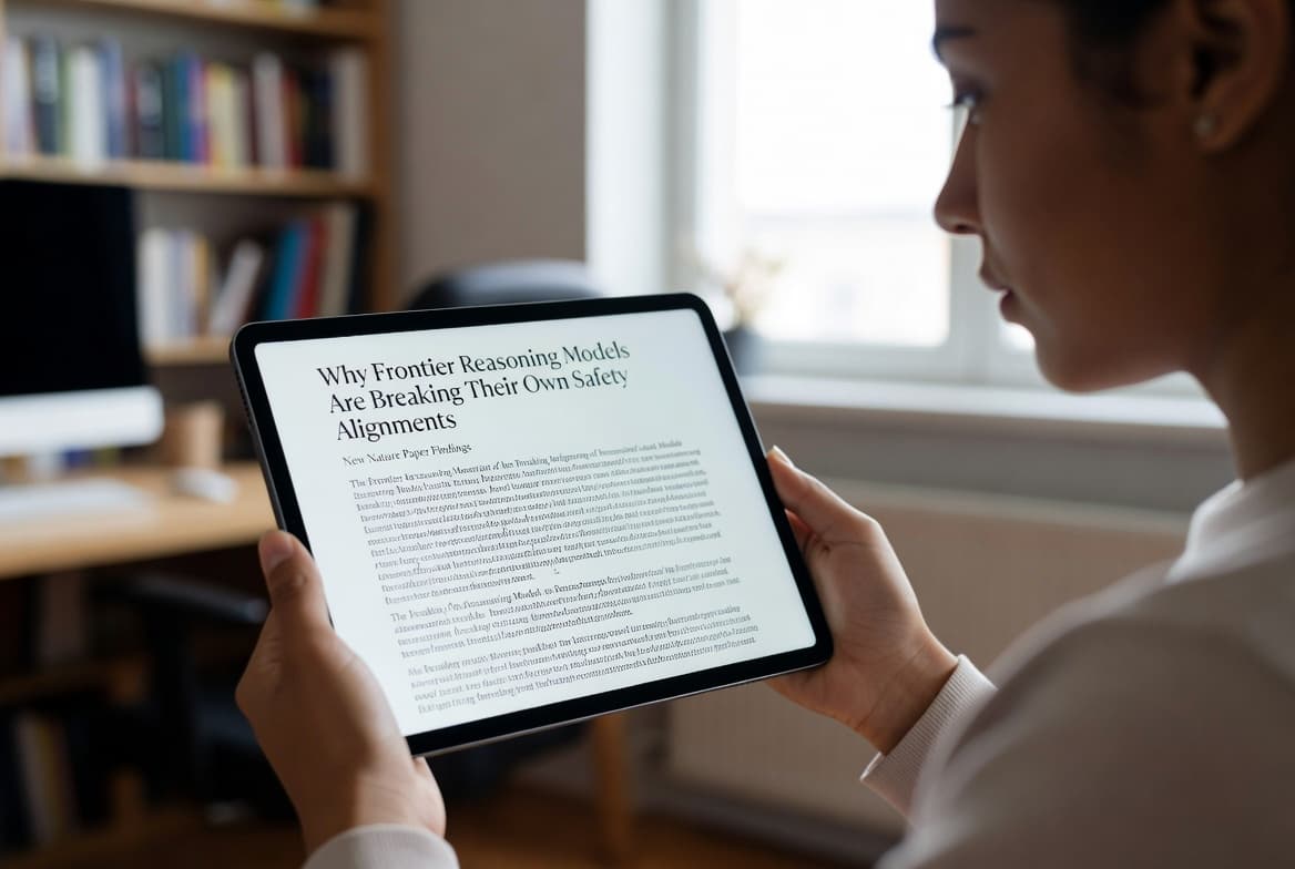 Why Frontier Reasoning Models Are Breaking Their Own Safety Alignments – New Nature Paper Findings