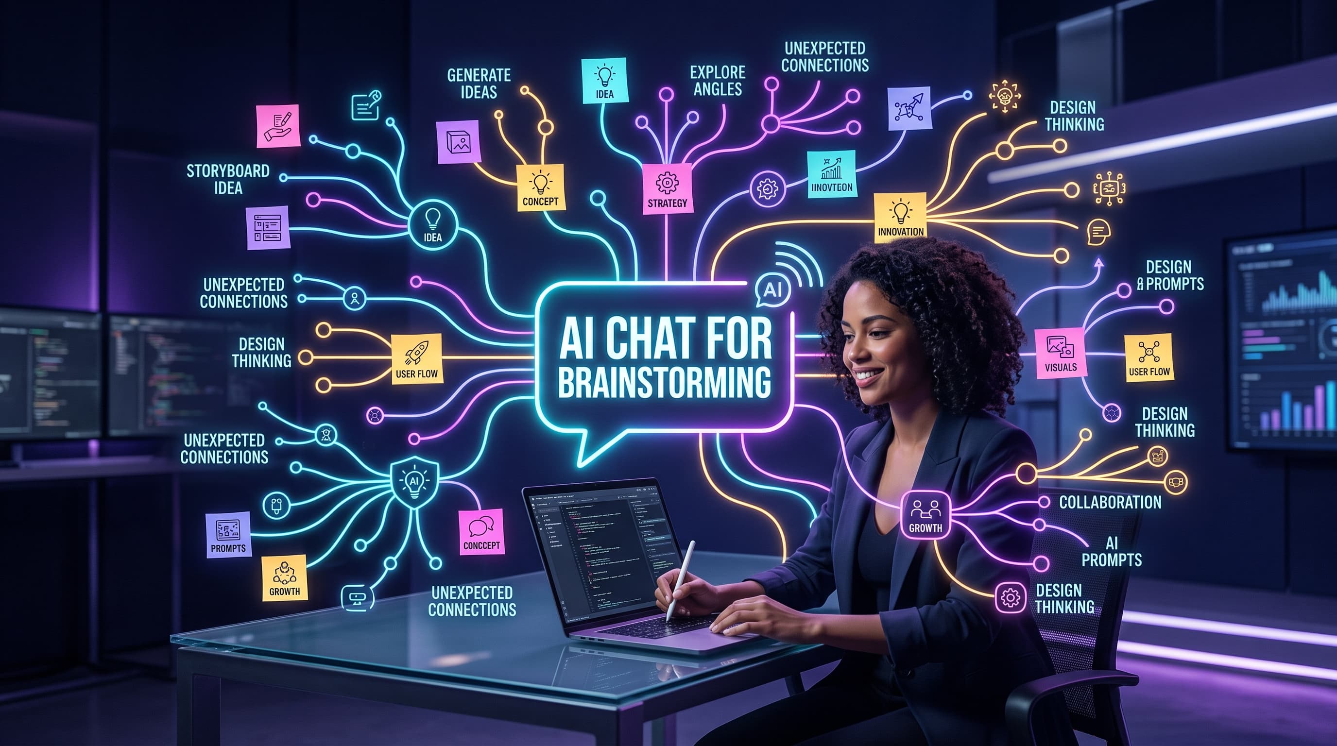 AI Chat for Brainstorming — How to Generate Ideas Faster with Conversational AI