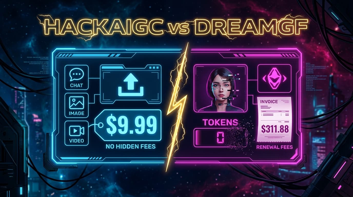 HackAIGC vs DreamGF: Uncensored AI Comparison — Pricing, Features & Privacy (2026)