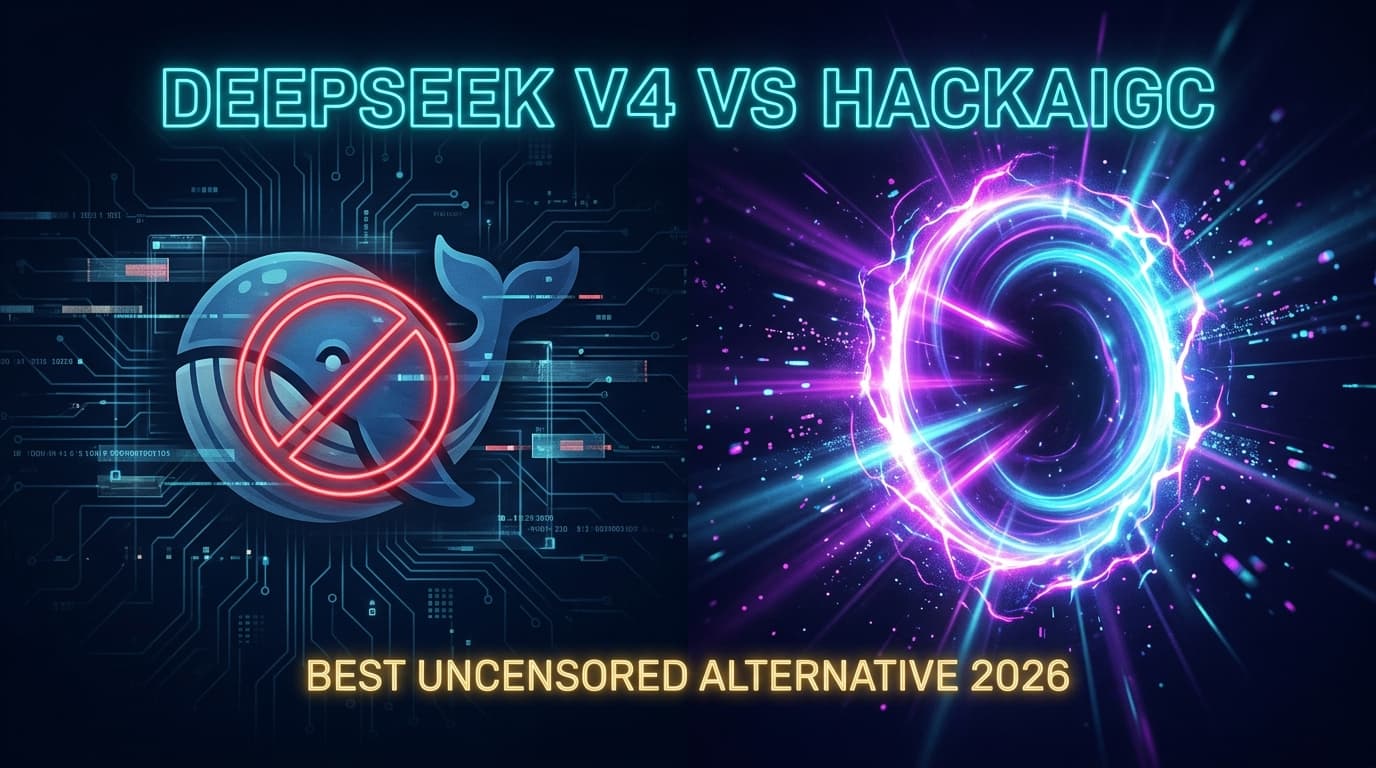 DeepSeek V4 Flash Vision Exp vs HackAIGC: Best Uncensored Alternative in 2026?