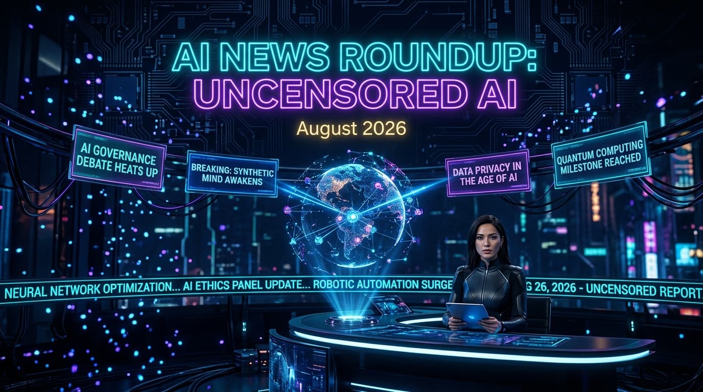 AI News Roundup: This Week in Uncensored AI (Aug 2026)