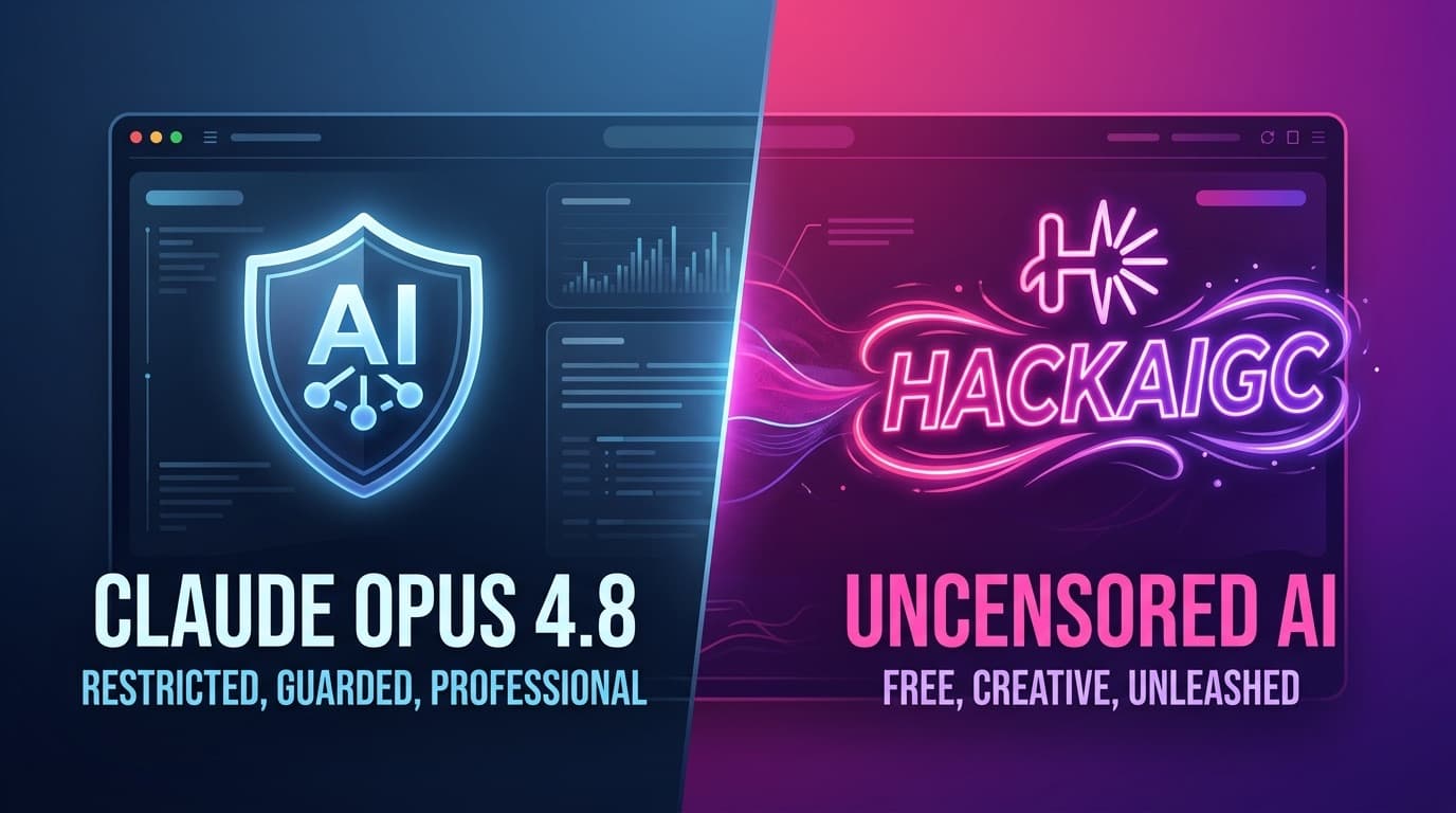 Claude Opus 4.8 vs Uncensored AI: What Claude Won't Do That HackAIGC Can