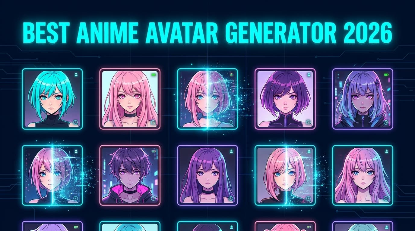 Best Anime Avatar Generator 2026 — Top 5 Tools for Social & Gaming Avatars