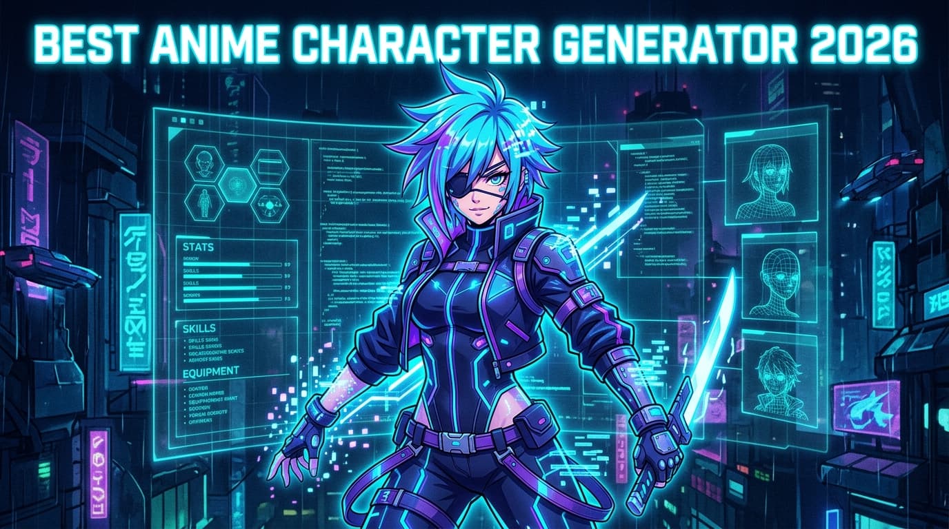 Best Anime Character Generator 2026 — Top 6 Tools to Create Your OC