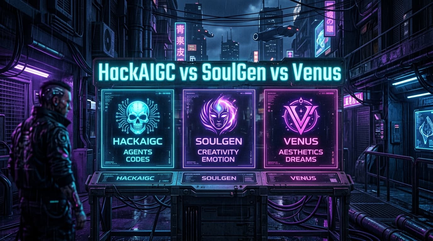 HackAIGC vs SoulGen vs Venus AI 2026 — Best Uncensored Image Generator?