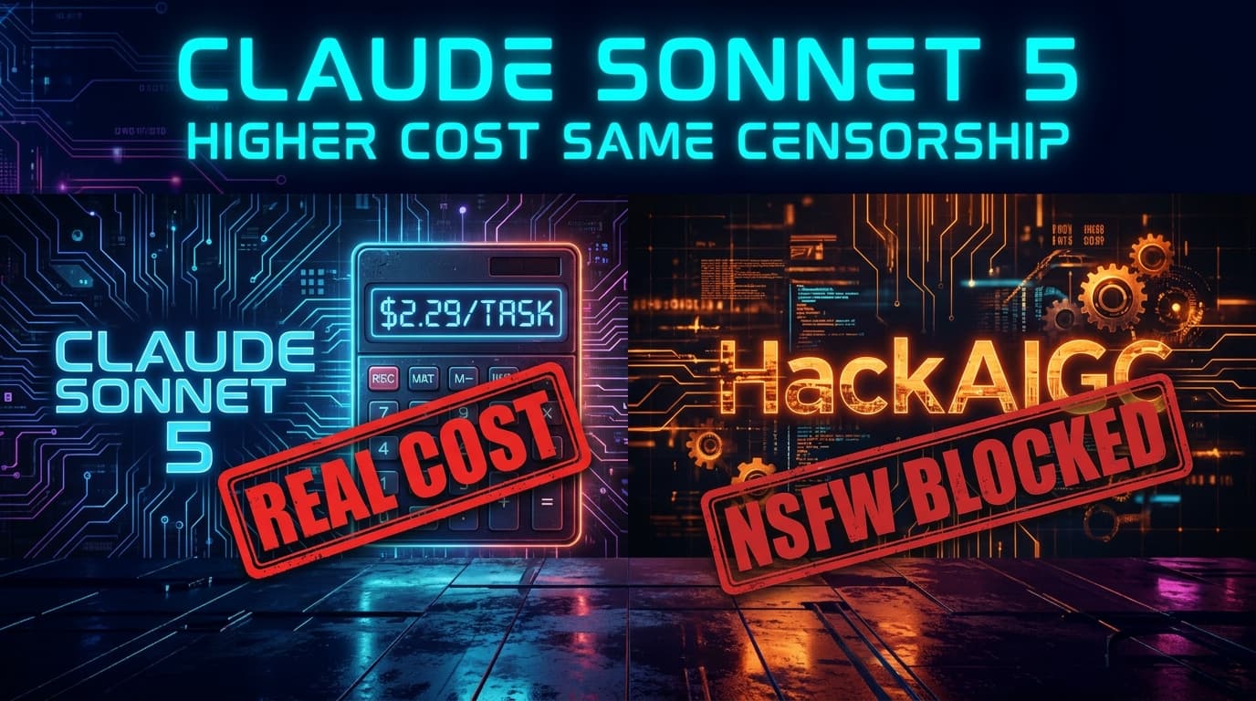 Claude Sonnet 5: Near-Opus Power, Higher Real Cost, Same Censorship — Why Creators Still Need Uncensored AI