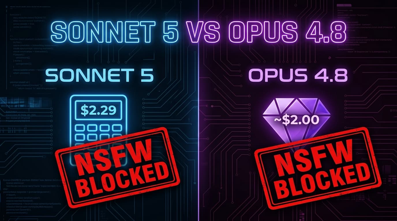 Claude Sonnet 5 vs Opus 4.8: Cheaper Promo, More Expensive Per Task, Same Censorship