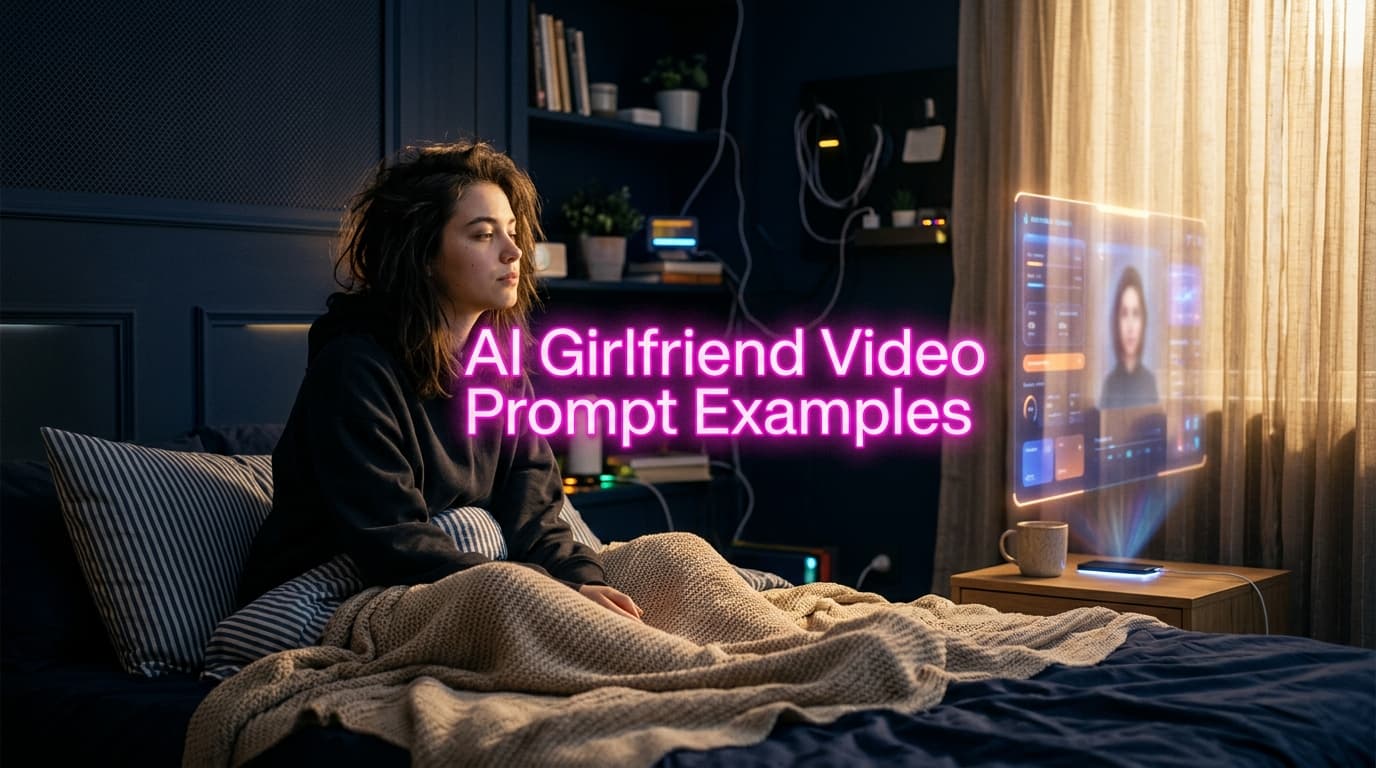 AI Girlfriend Video Prompt Examples: Companion Animation Guide for 2026