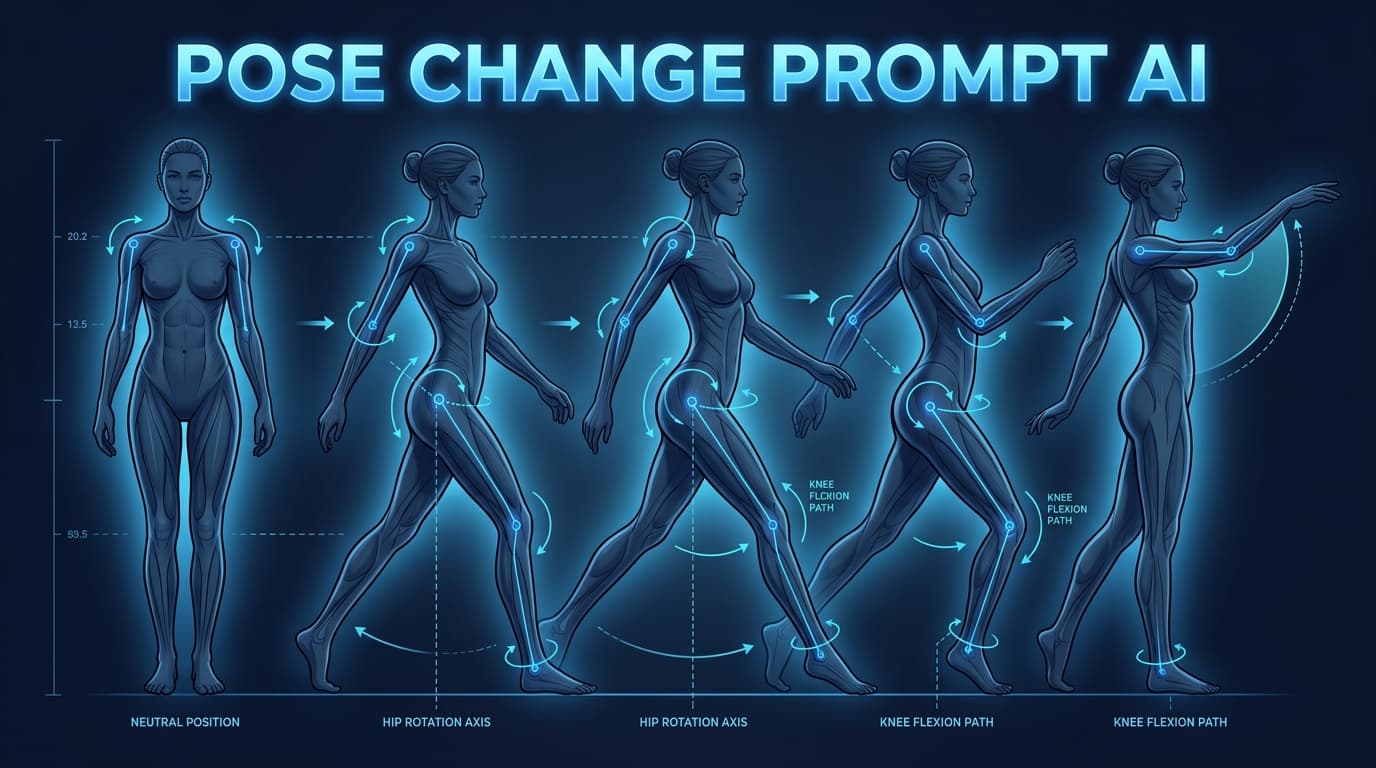 Pose Change Prompt AI: Reposition NSFW AI Characters Without Breaking Anatomy