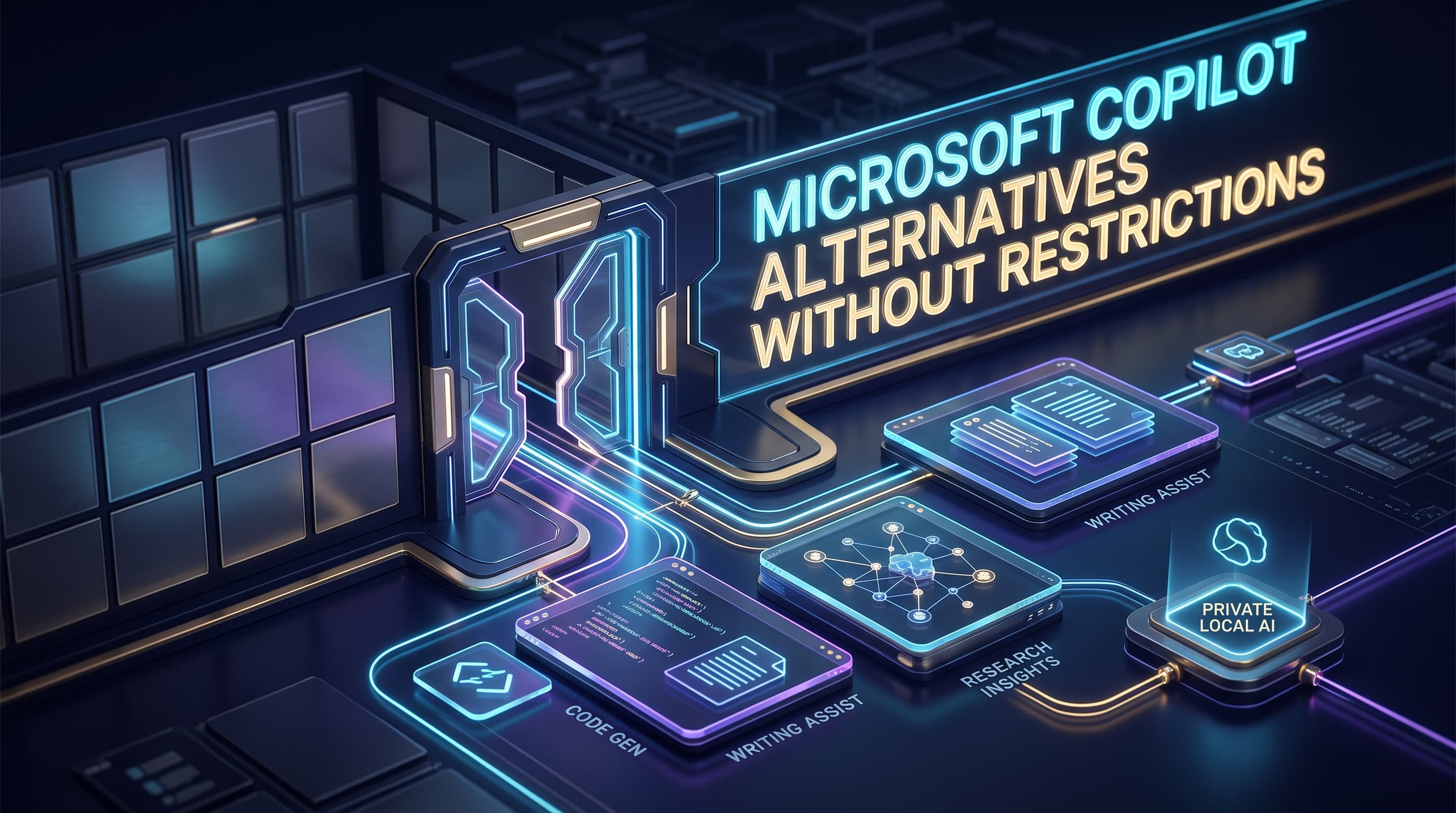 8 Microsoft Copilot Alternatives Without Restrictions in 2026