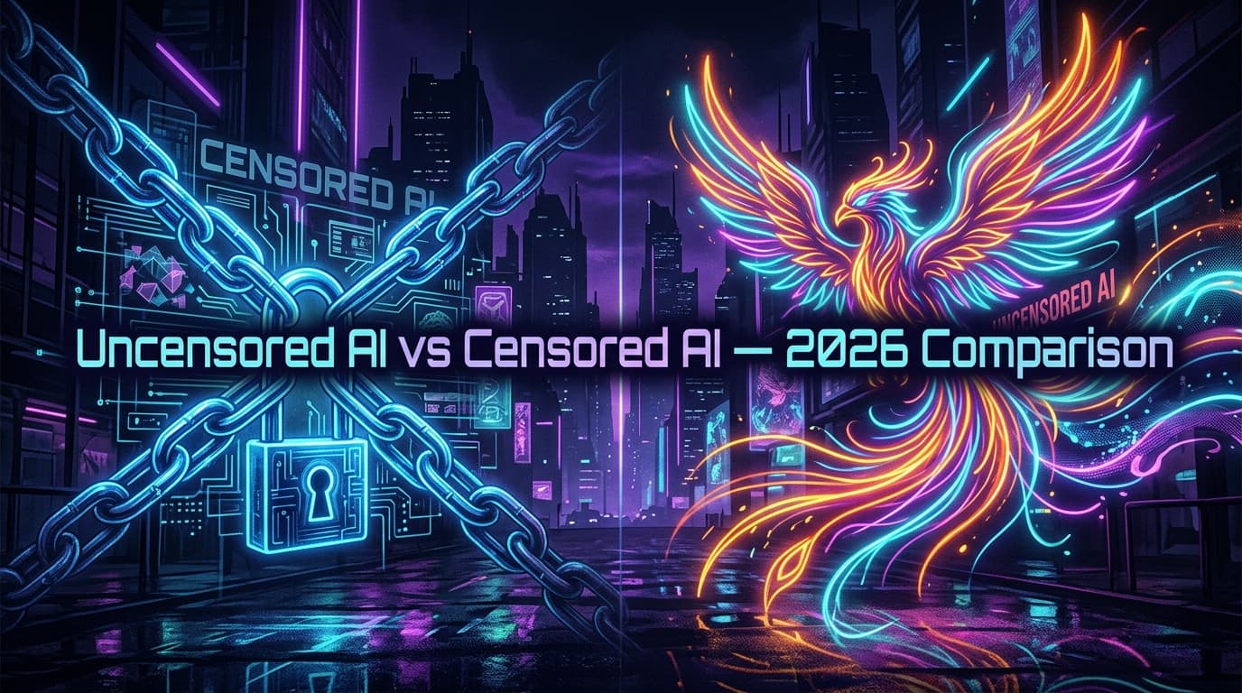 Uncensored AI vs Censored AI: Complete 2026 Comparison