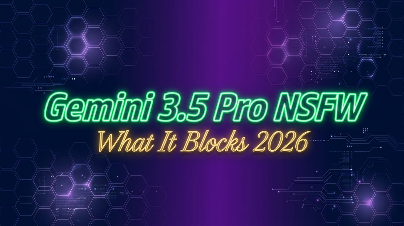 Google Gemini 3.5 Pro NSFW: What It Allows and What It Blocks 2026