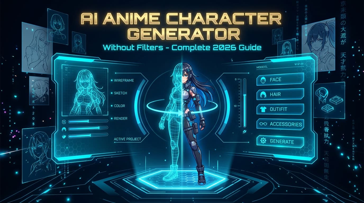 AI Anime Character Generator Without Filters: Complete 2026 Guide