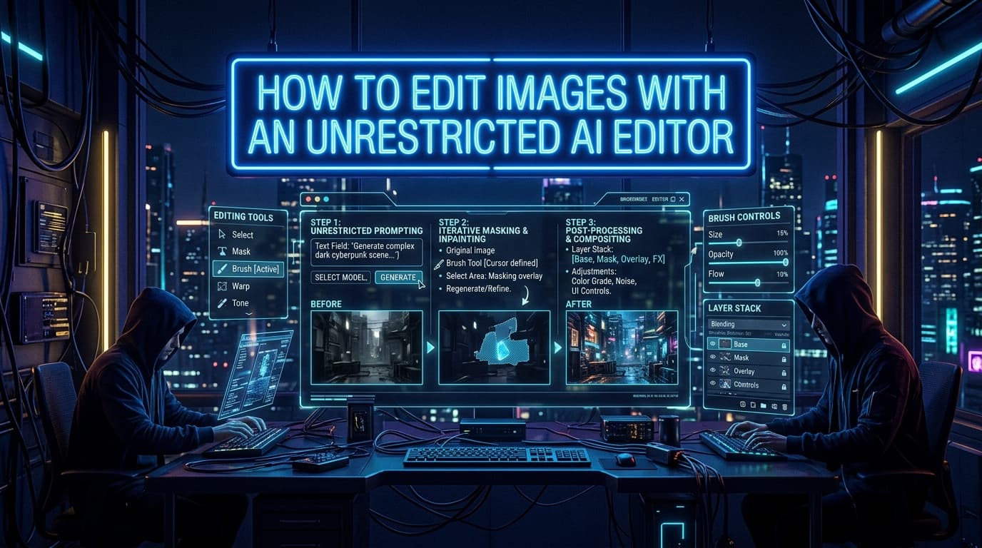 How to Edit Images With an Unrestricted AI Editor: Step-by-Step Guide