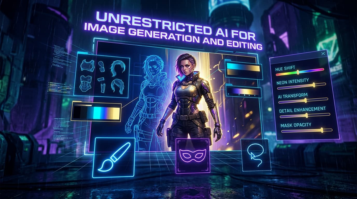 Unrestricted AI for Image Generation and Editing (2026 Guide)