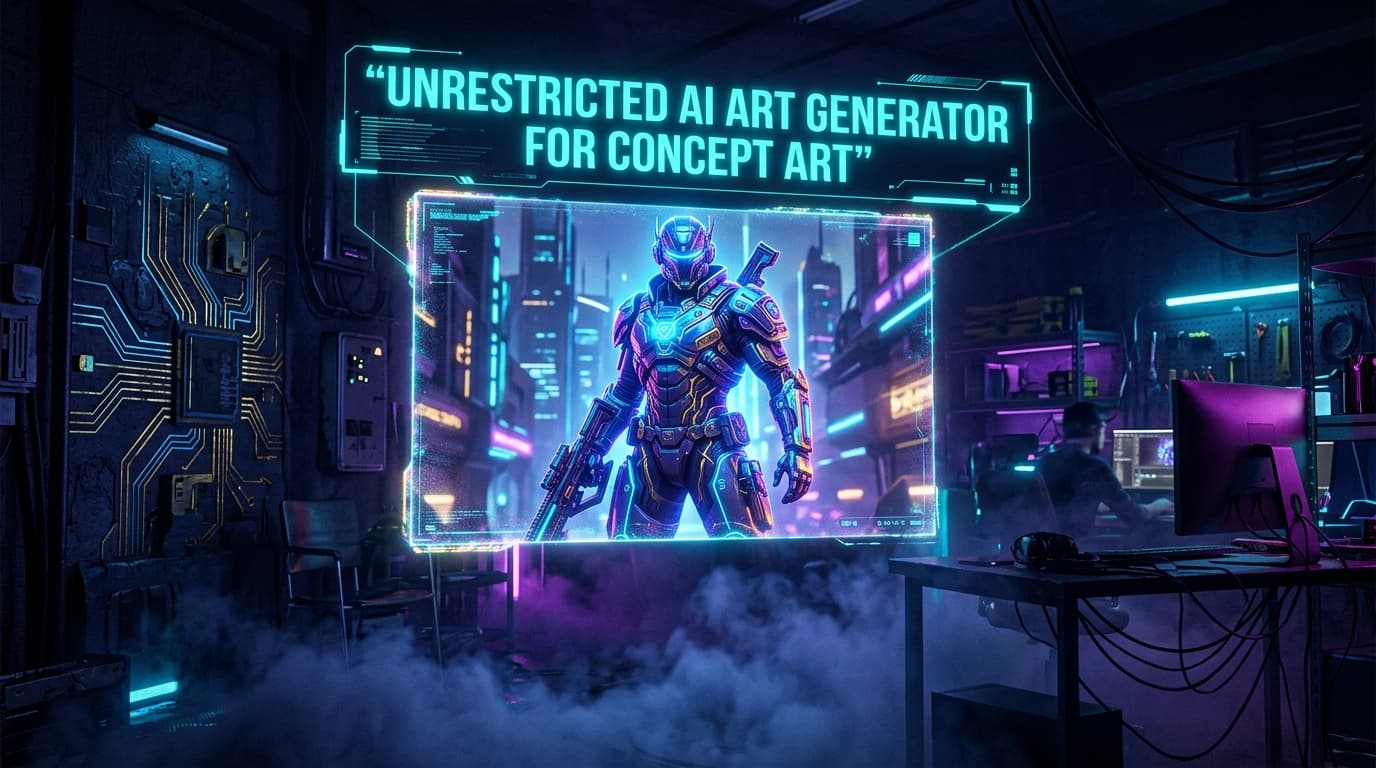 Unrestricted AI Image Generator for Concept Art: The Complete Guide