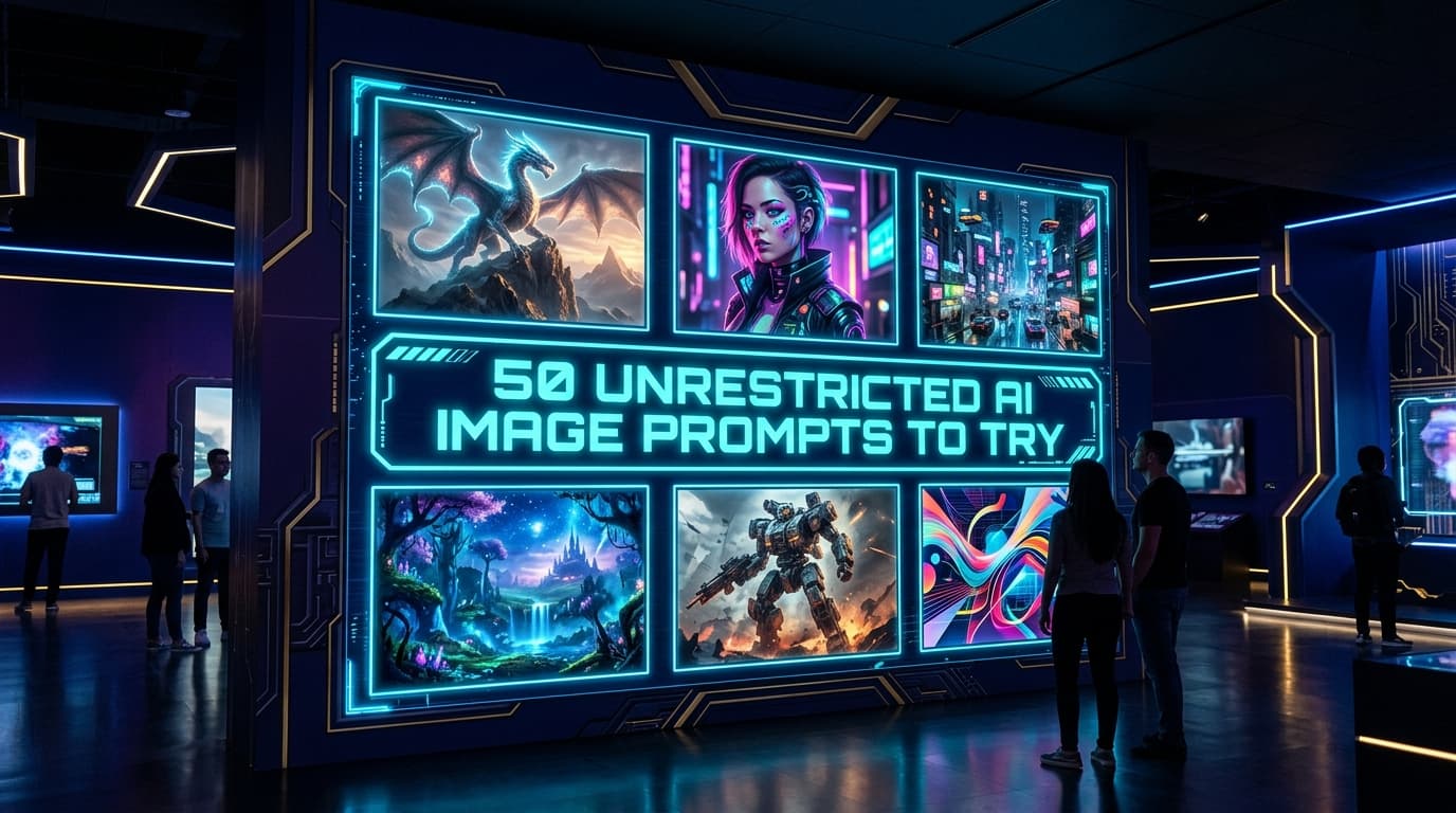 50 Unrestricted AI Image Prompts to Try in 2026