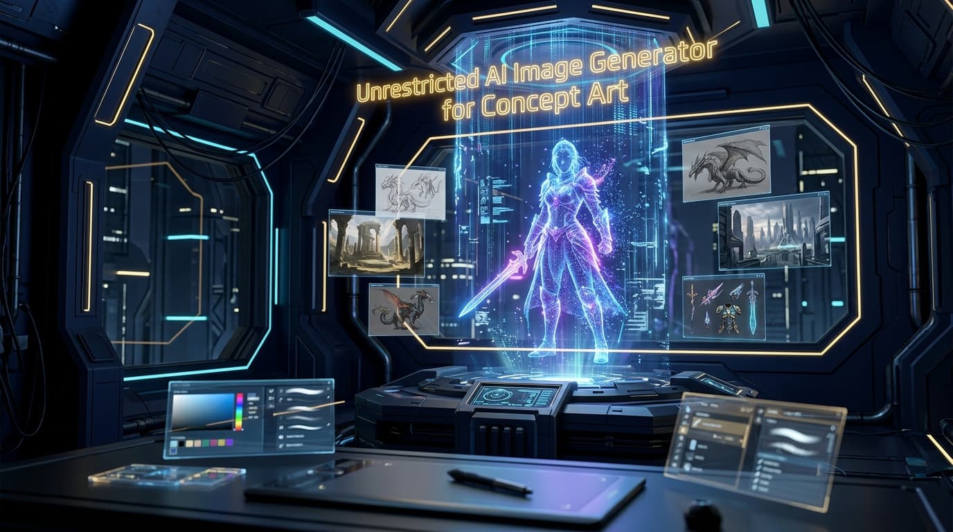 Unrestricted AI Image Generator for Concept Art: A Complete Guide