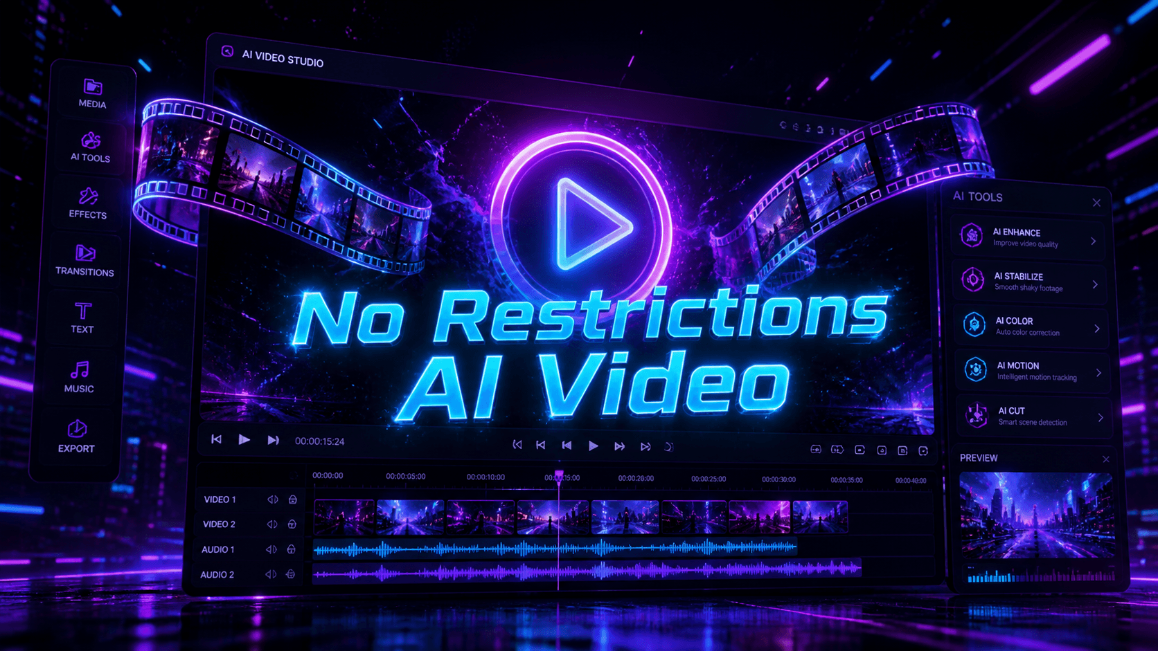 No Restrictions AI Video: Tools That Let You Create Without Content Boundaries