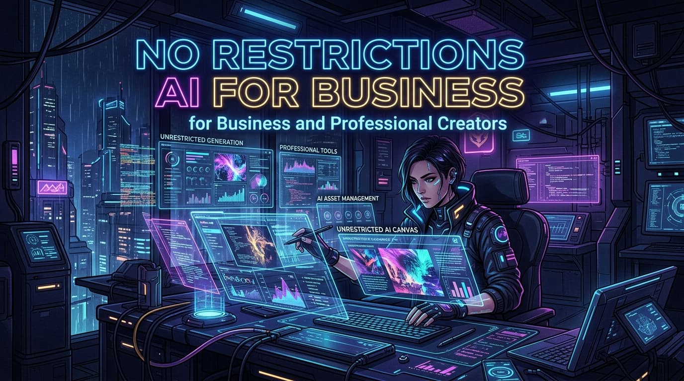 No Restrictions AI for Business and Professional Creators