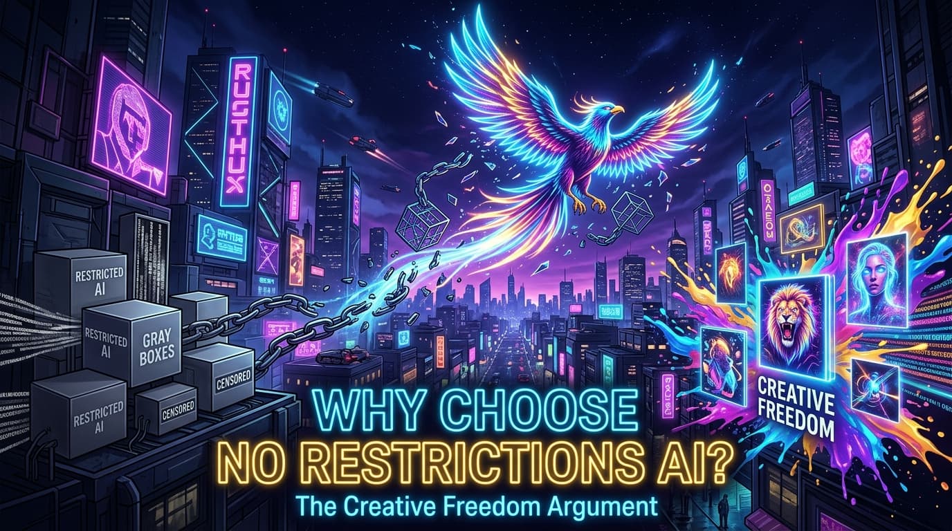 Why Choose No Restrictions AI? The Creative Freedom Argument