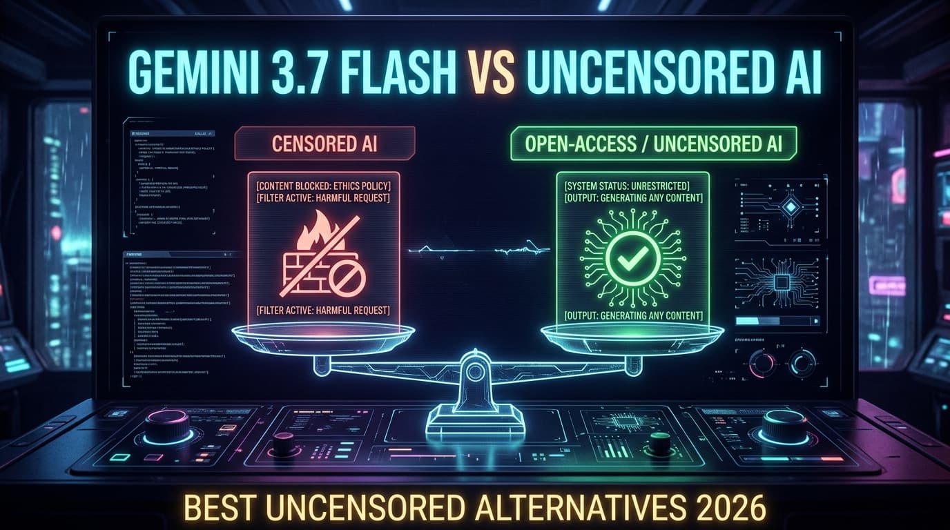 Gemini 3.7 Flash vs Uncensored AI: What Google's New Model Can't Do (And What Can)