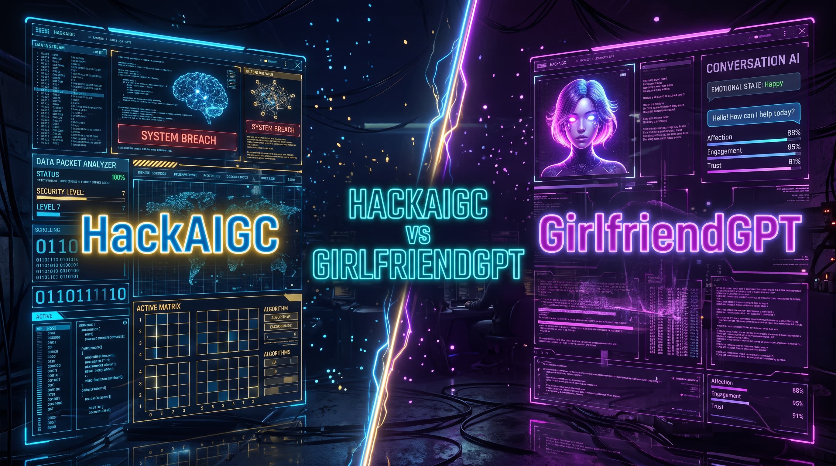 HackAIGC vs GirlfriendGPT: Uncensored AI Compared (2026)