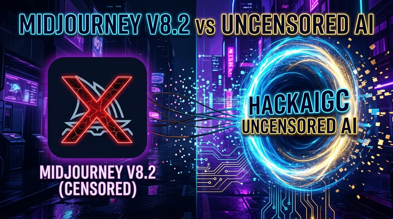 Midjourney V8.2 vs Uncensored AI Image Generators: Best NSFW Alternatives in 2026