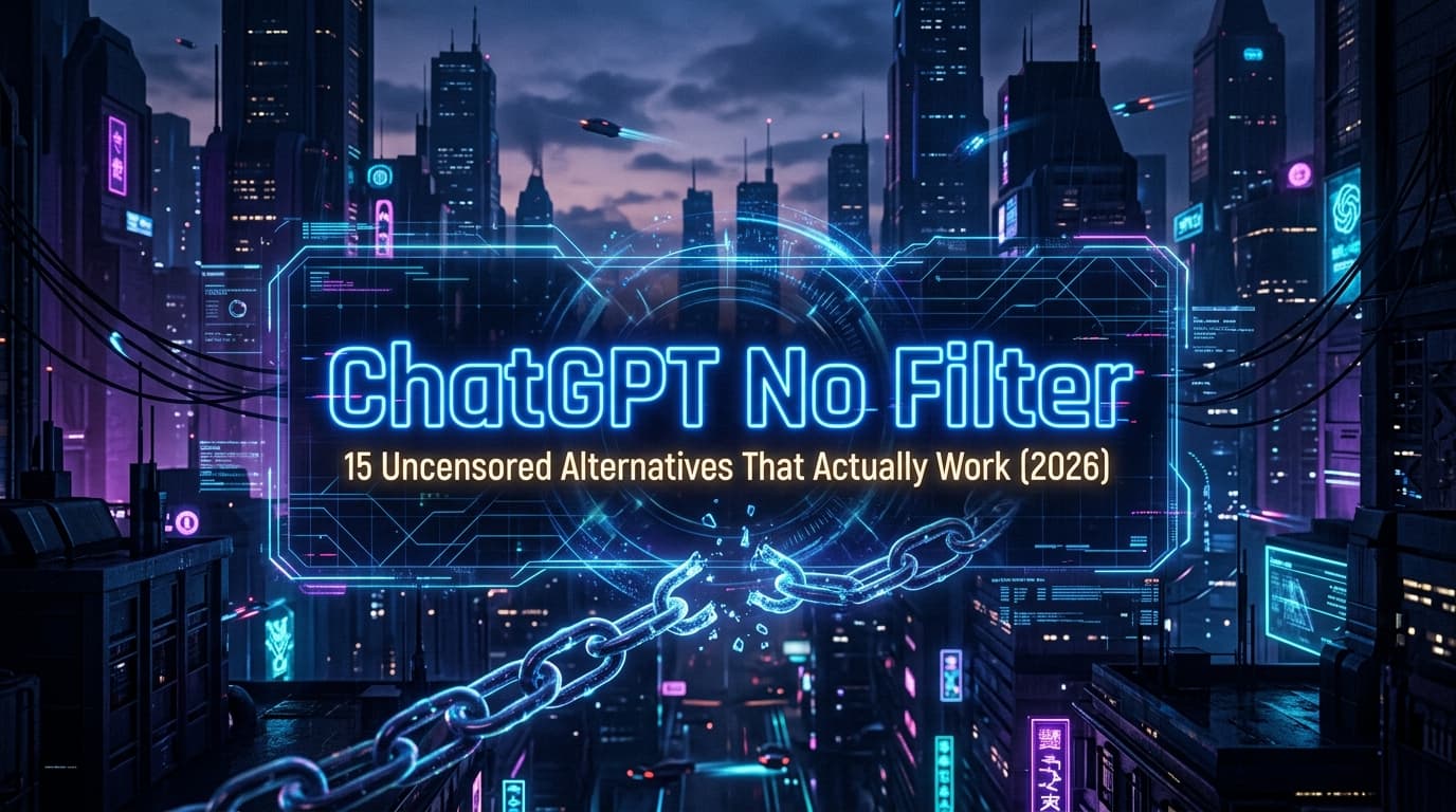ChatGPT No Filter: 15 Uncensored Alternatives That Actually Work (2026)