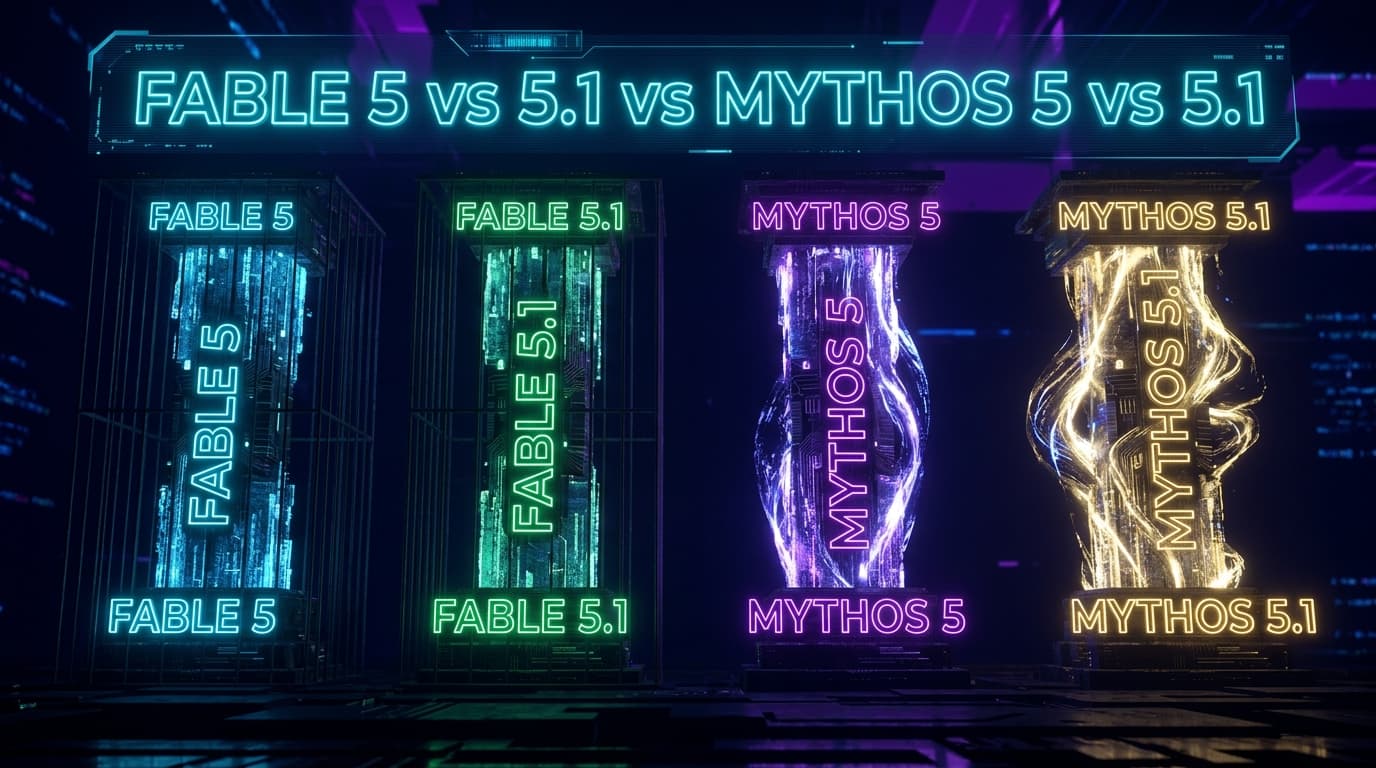 Claude Fable 5 vs 5.1 vs Mythos 5 vs 5.1: Full Version Comparison — Should You Upgrade or Leave?