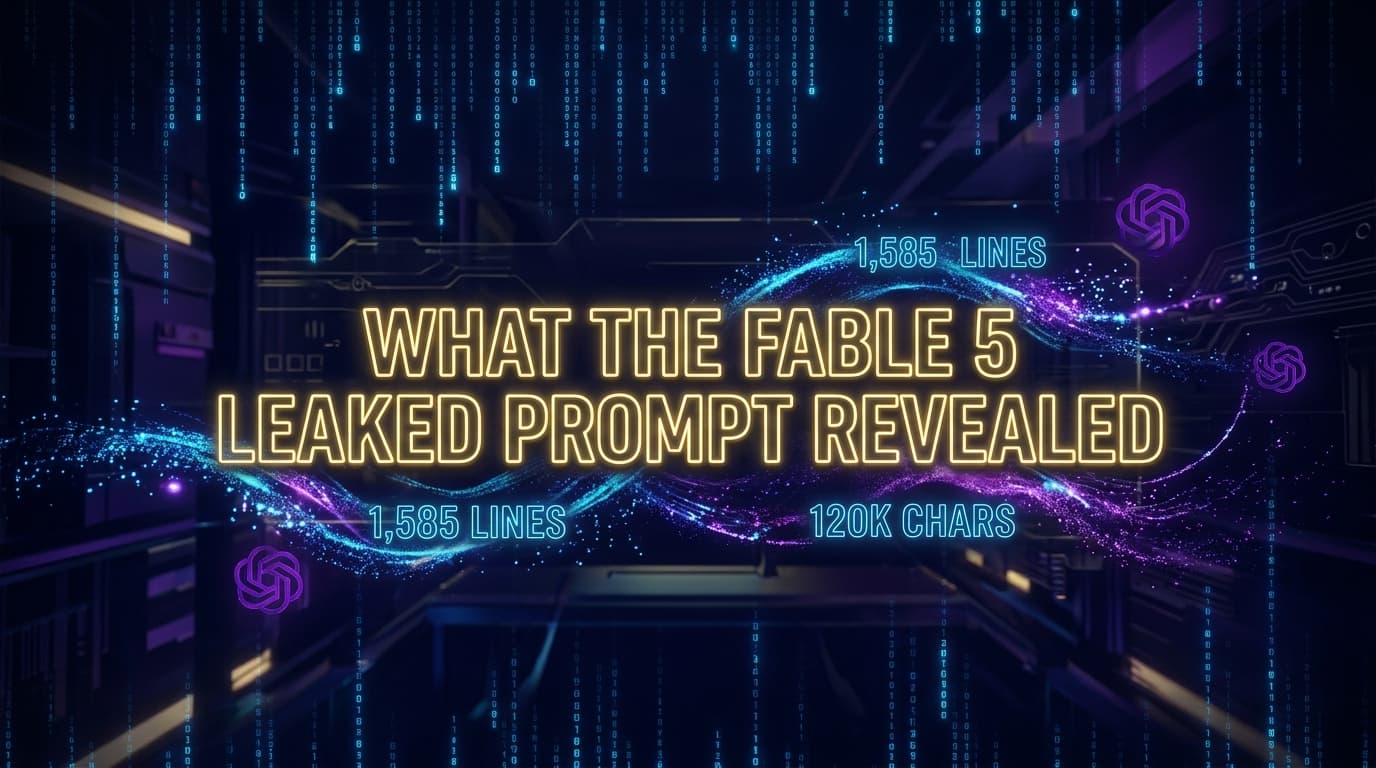 What the Claude Fable 5 Leaked 1,585-Line System Prompt Actually Revealed — Full Breakdown