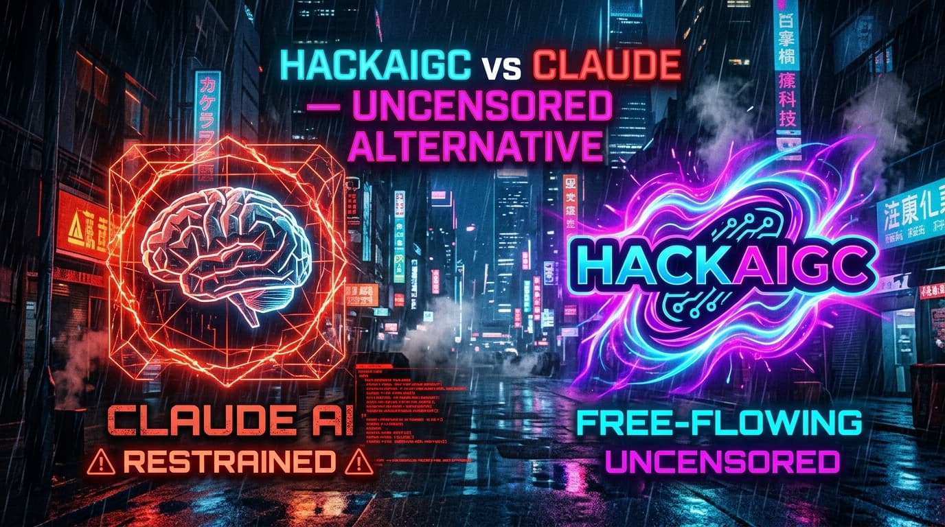 Uncensored Claude Alternative: HackAIGC vs Claude — Unrestricted AI Without Limits