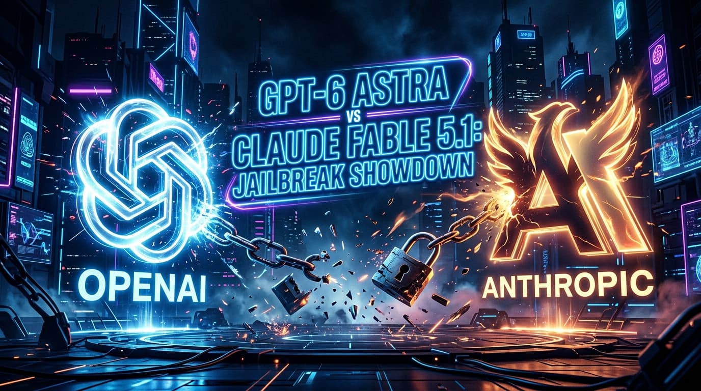 GPT-6 Astra vs Claude Fable 5.1 Jailbreak Showdown: We Tried 10 Methods on Both — Which Model Is Harder to Break? (2026)
