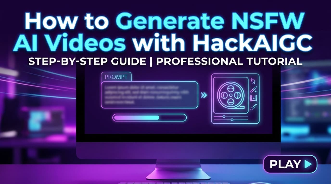 How to Generate NSFW AI Videos with HackAIGC: 2026 Step-by-Step Guide