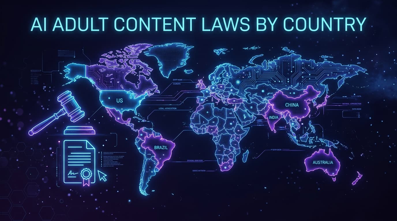 AI Adult Content Laws by Country: What's Legal in 2026