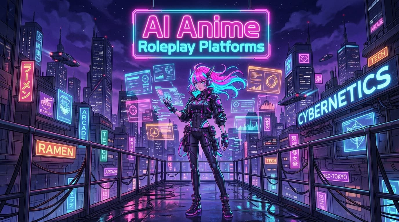 Best AI Anime Roleplay Platforms in 2026: Waifus, Visuals & Uncensored Chat