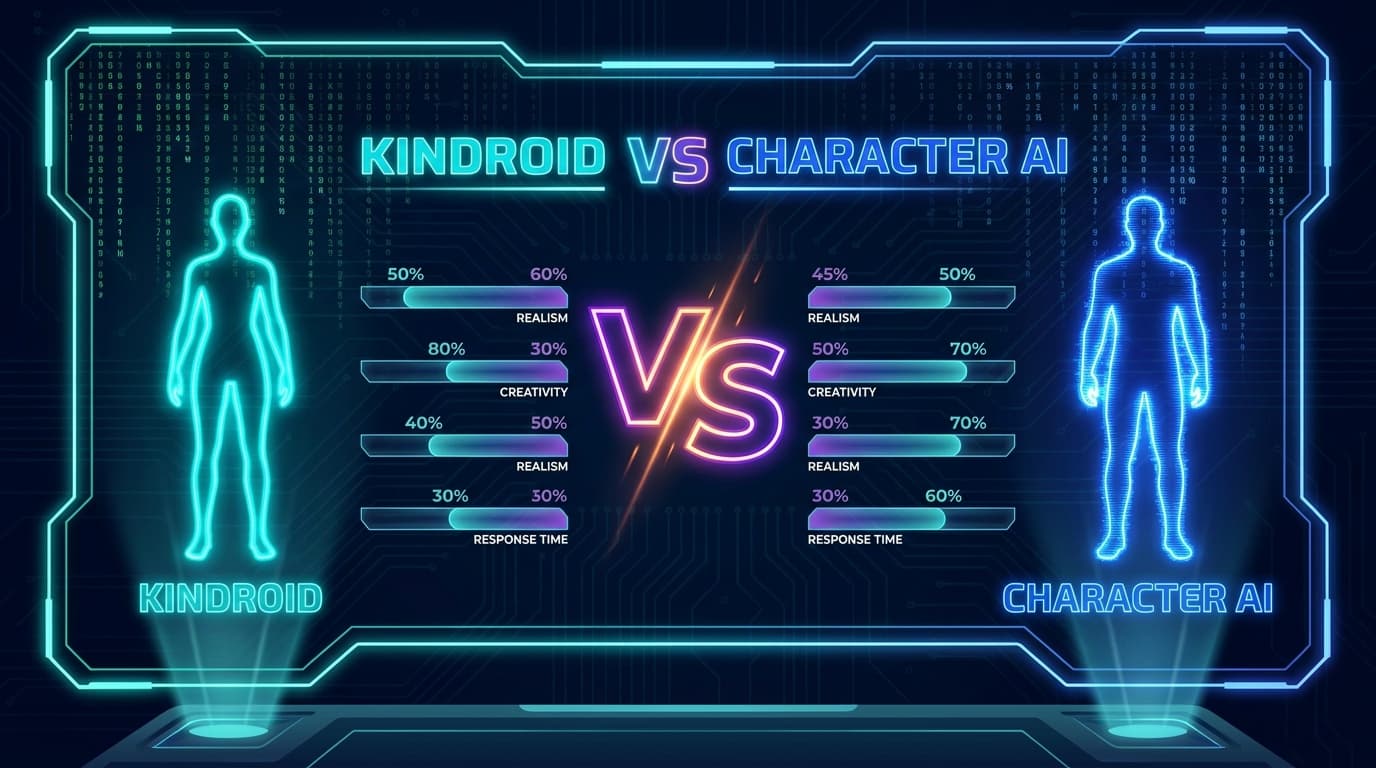 Kindroid vs Character AI 2026: Which AI Companion Wins in Features and Freedom?