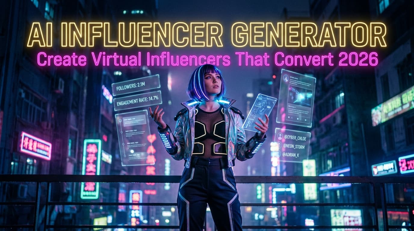 Best AI Influencer Generator: Create Virtual Influencers That Actually Convert in 2026