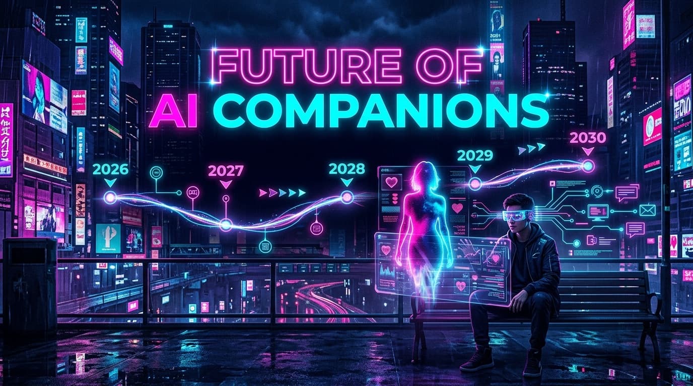 Future of AI Girlfriend Technology — What Comes Next in AI Companionship (2026-2030)