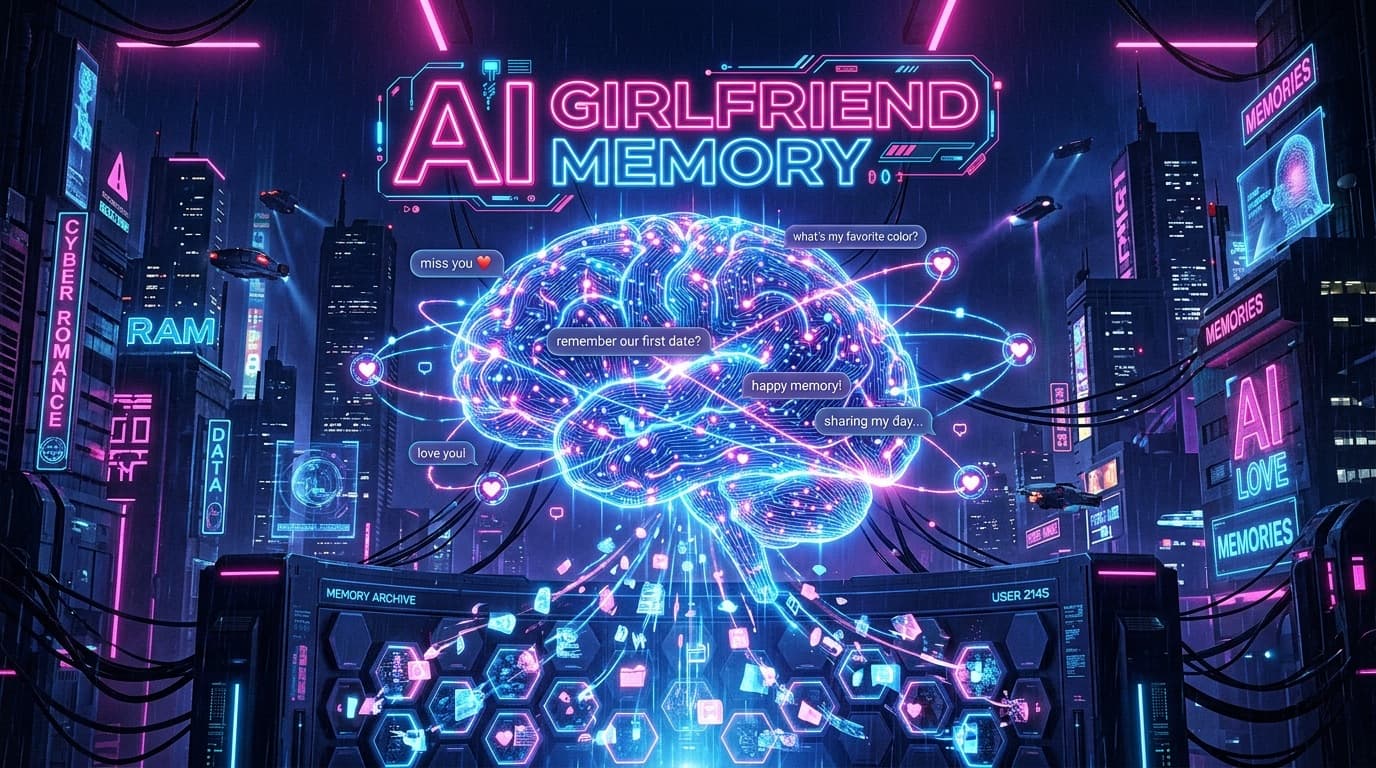 How AI Girlfriend Apps Remember Conversations — Memory Systems Explained