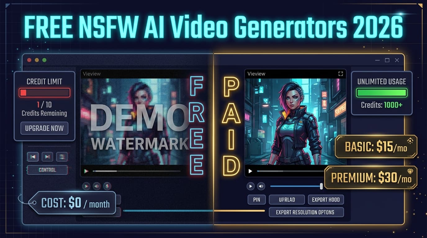 Best Free NSFW AI Video Generators in 2026: Tested and Compared