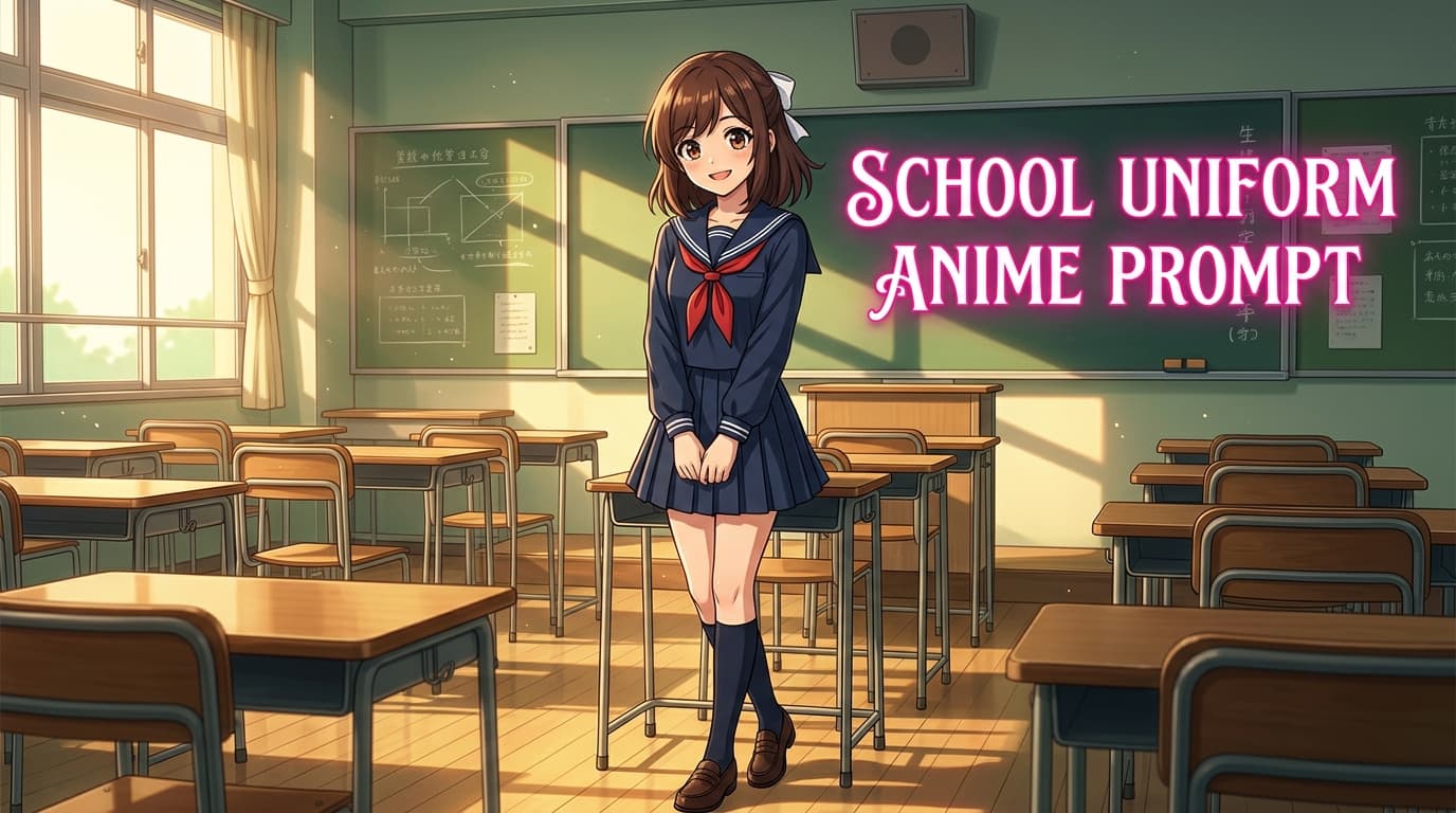 School Uniform Anime Prompt: Classic Character Styling Guide