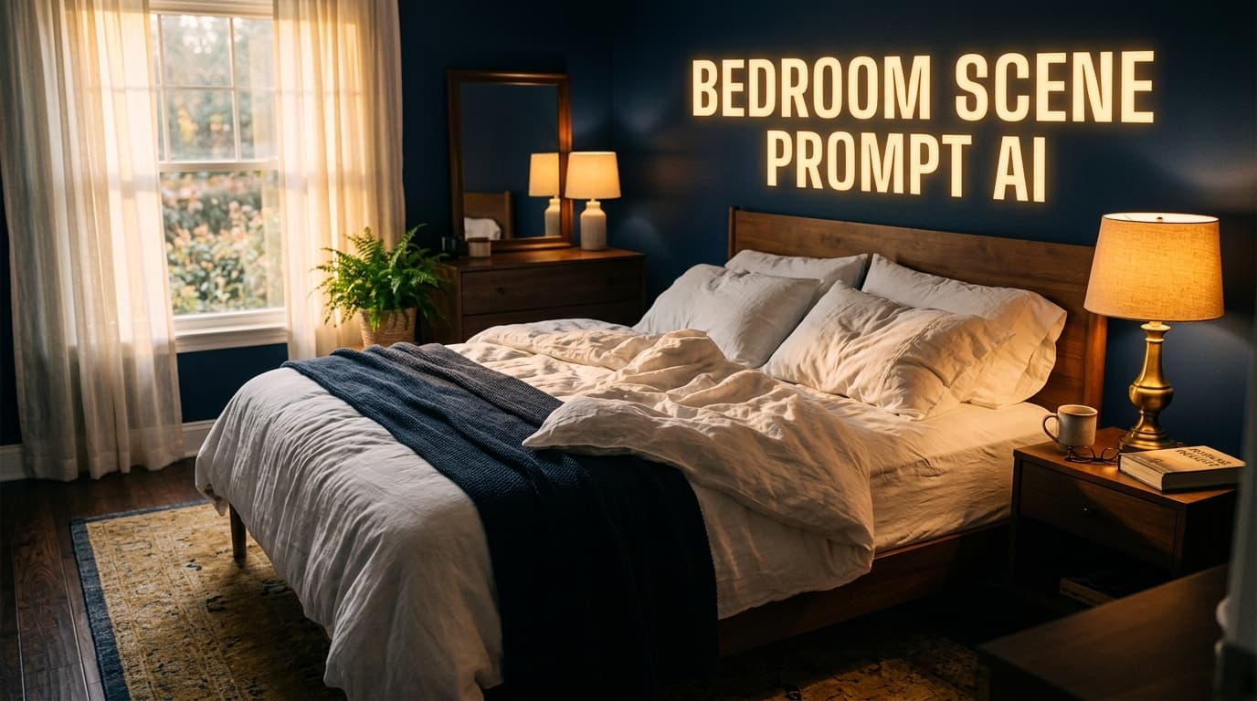 Bedroom Scene Prompt AI: Create Intimate and Atmospheric Interiors