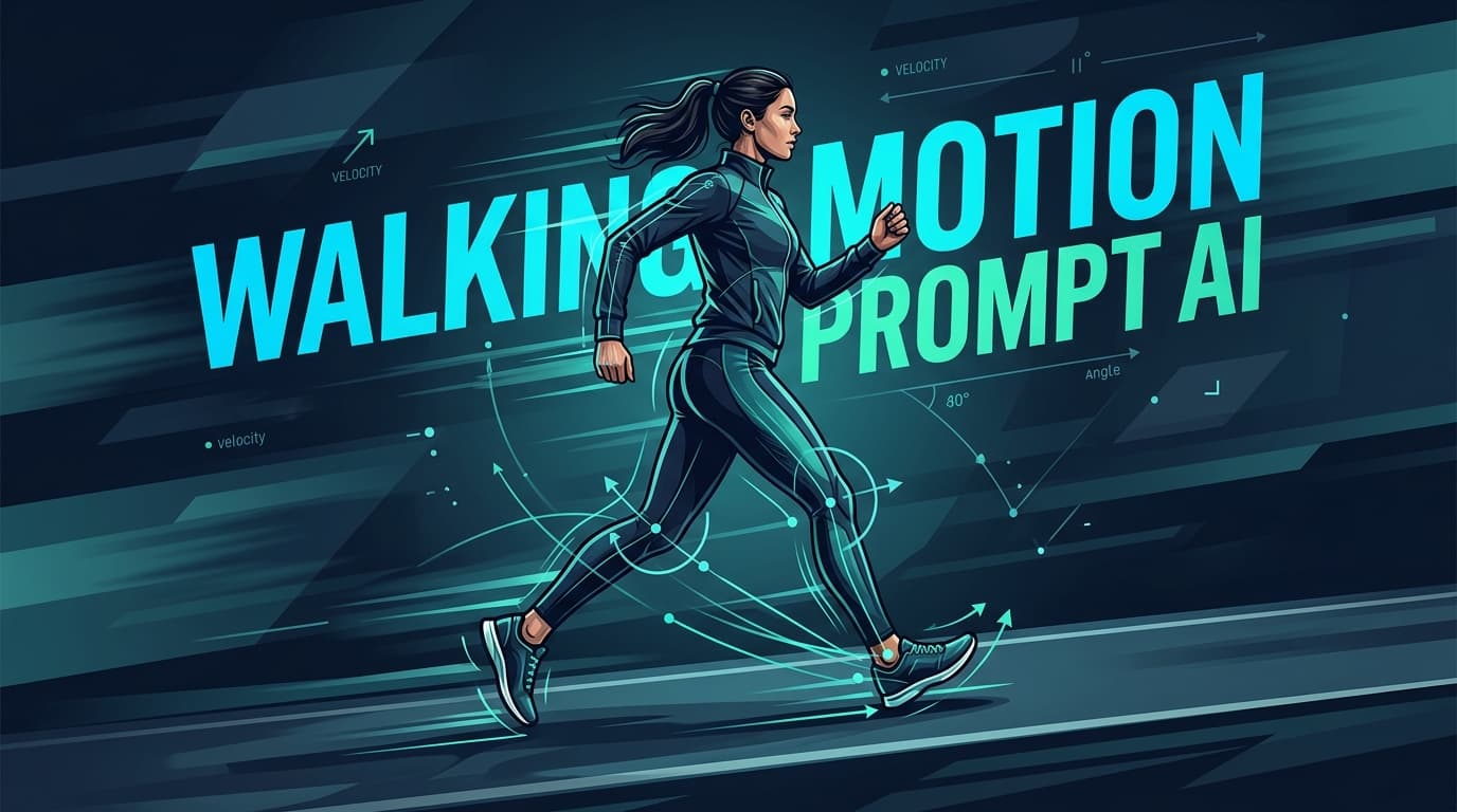 Walking Motion Prompt for AI Video: Eliminate Gliding and Generate Natural Locomotion