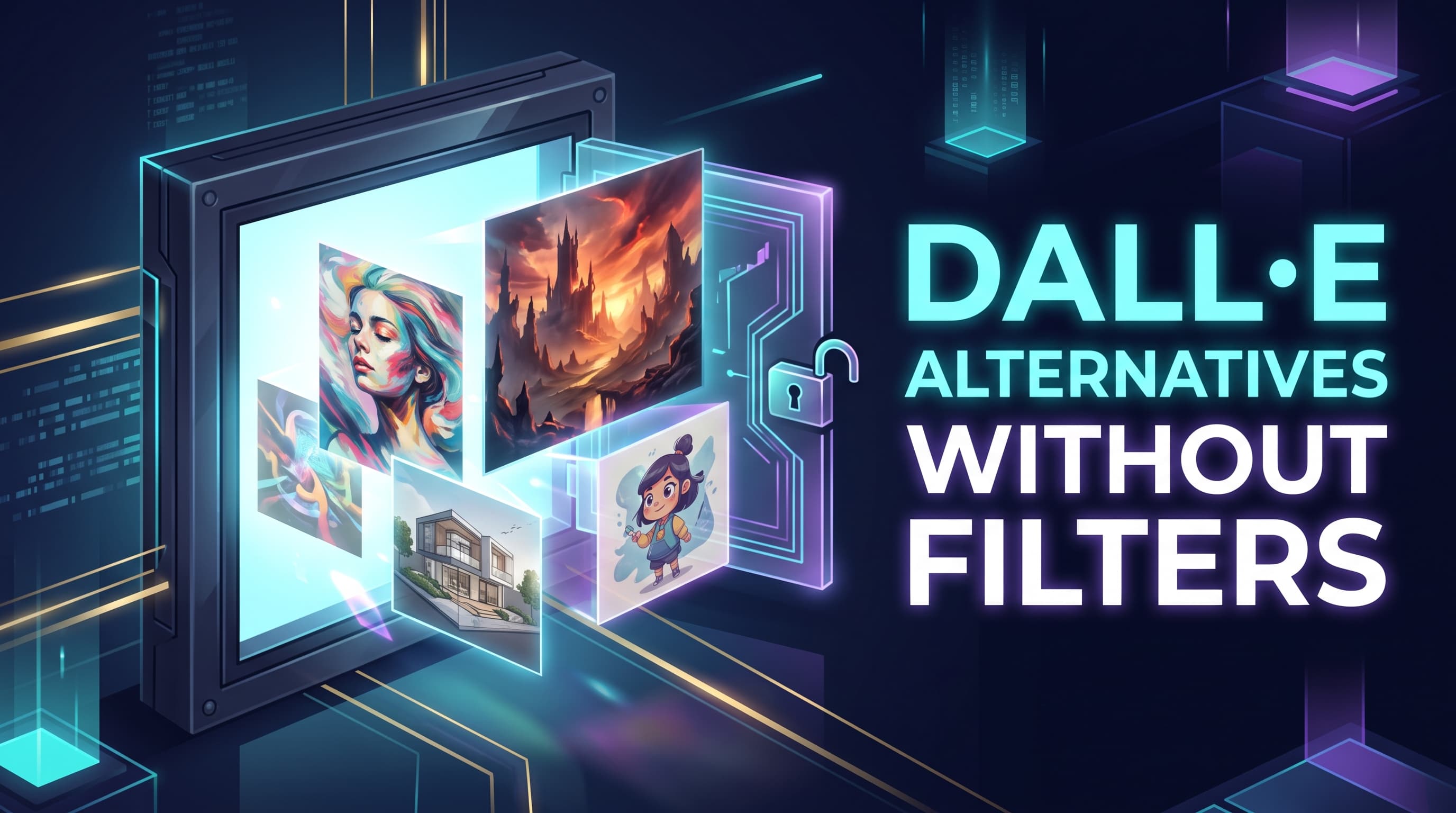 DALL·E Alternatives Without Filters: 7 Unfiltered AI Image Generators Compared (2026)