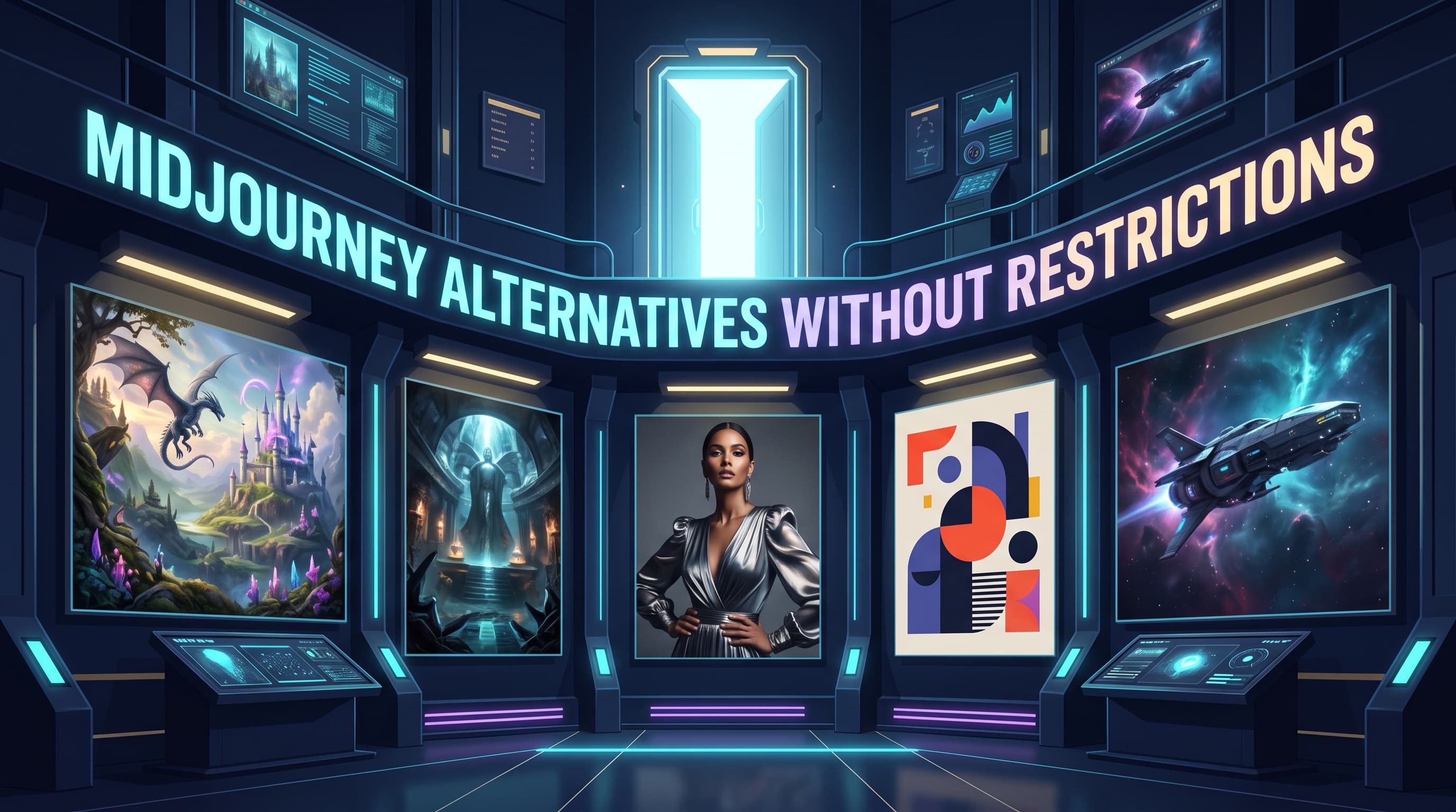 Midjourney Alternatives Without Restrictions: 7 Uncensored AI Art Tools Reviewed (2026)