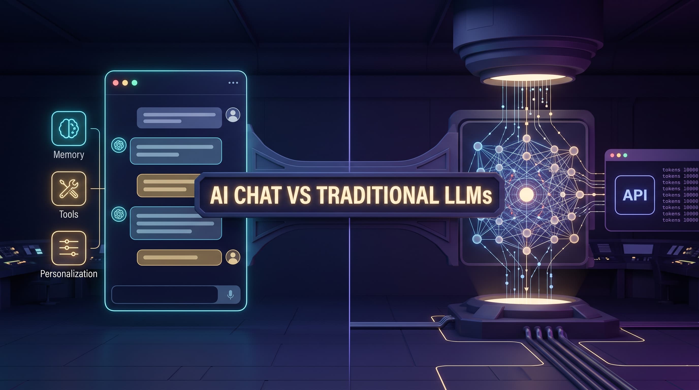 AI Chat vs. Traditional LLMs: Key Differences and Writing Workflows