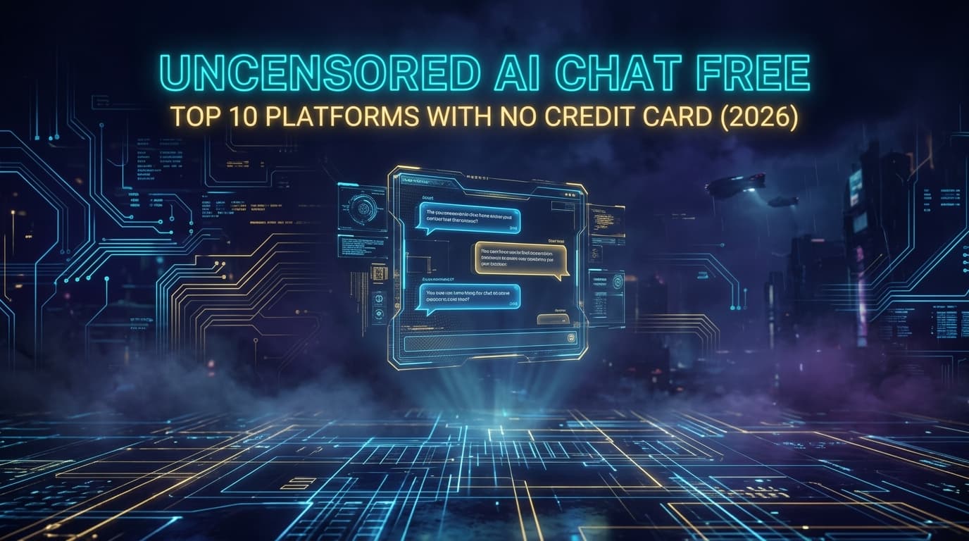 Uncensored AI Chat Free: Top 10 Platforms With No Credit Card (2026)
