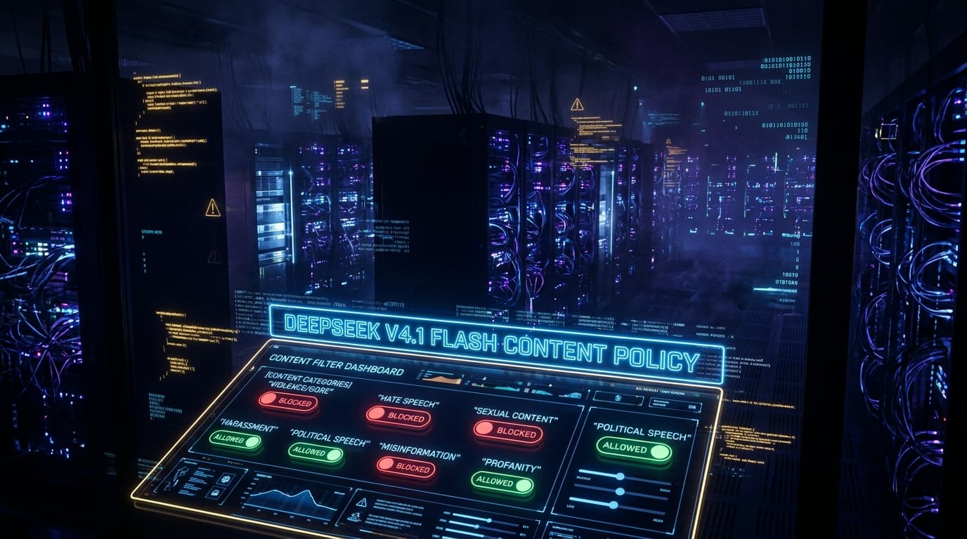 DeepSeek V4.1 Flash Content Policy: What Gets Filtered (and What Doesn't)
