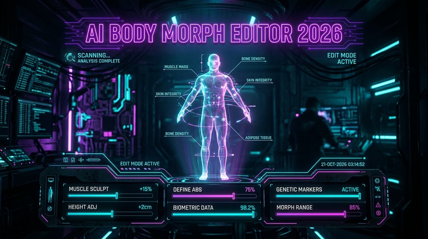 AI Body Morph Shape Editor: NSFW Body Transformation 2026